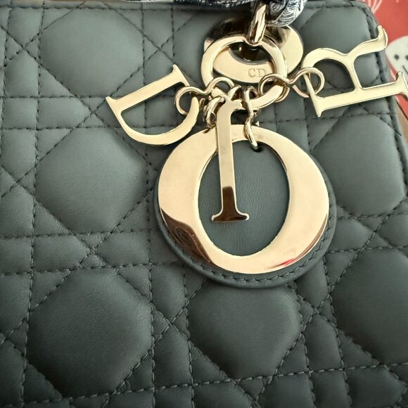 Christian Dior Cannage gradient My ABCDior Lady Dior Grey - Picture 6 of 14